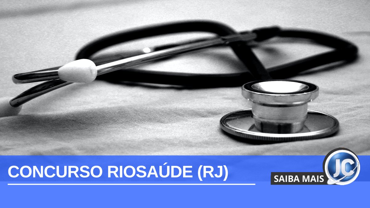 Concurso RIOSAÚDE RJ: imagem de estetoscópio