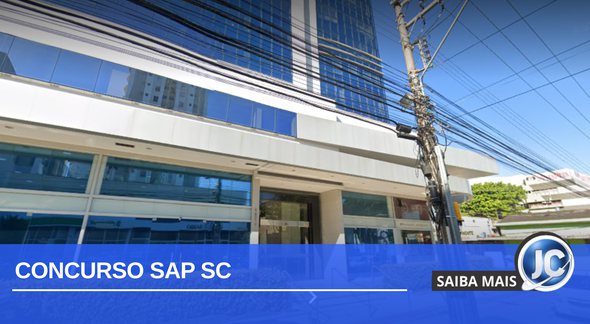 Concurso SAP SC: fachada da secretaria em Florianópolis - Google