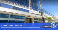 Concurso SAP SC: fachada da secretaria em Florianópolis - Google