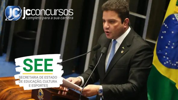 None - Concurso SEE AC: governador Gladson Cameli Agência Brasil Antonio Curz