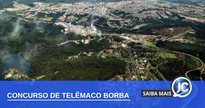 Vista aérea de Telêmaco Borba - Divulgação Prefeitura de Telêmaco Borba
