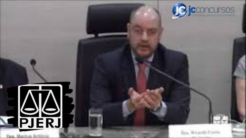 None - Concurso tj rj presidente do TJ RJ, desembargador Ricardo Coutro de Castro youtube