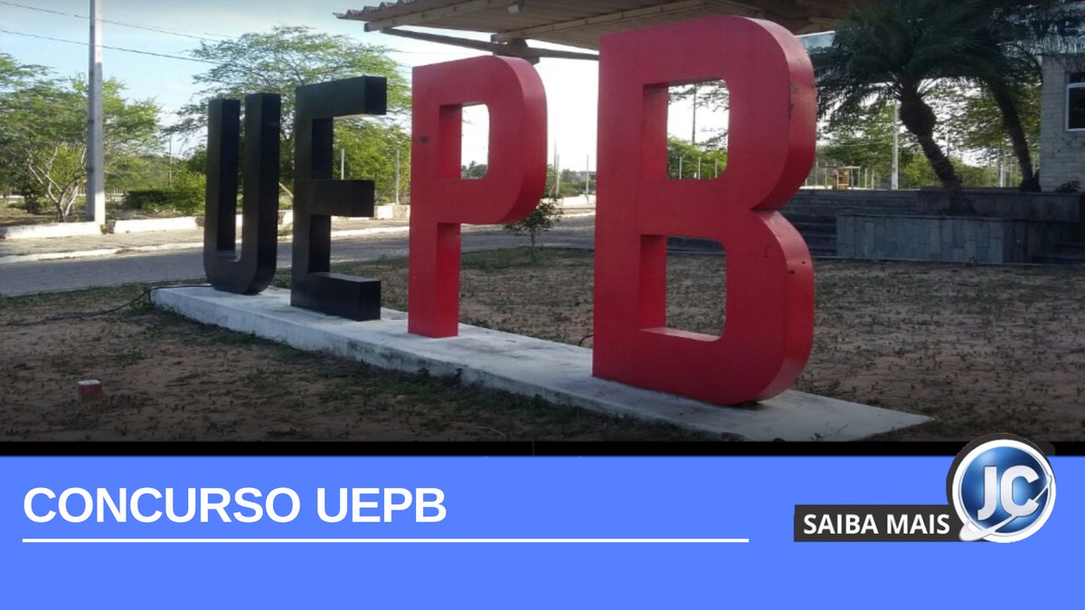 Concurso UEPB: letreiro no câmpus da universidade