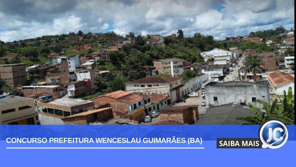 Concurso Prefeitura Wenceslau Guimarães: imagem da cidade na Bahia