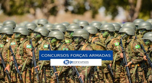 Concursos Forças Armadas - militares perfilados - Marcello Casal Jr/Agência Brasil