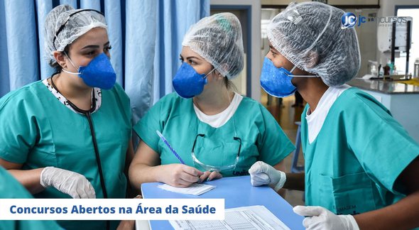 Concurso Prefeitura de Camboriú: profissionais da saúde paramentados - Divulgação