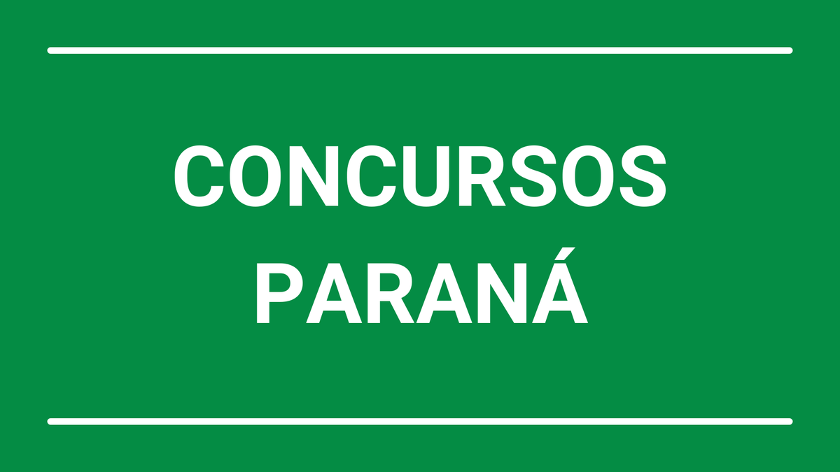 Concursos no Paraná estão disponíveis para candidatos de todos os níveis de escolaridade