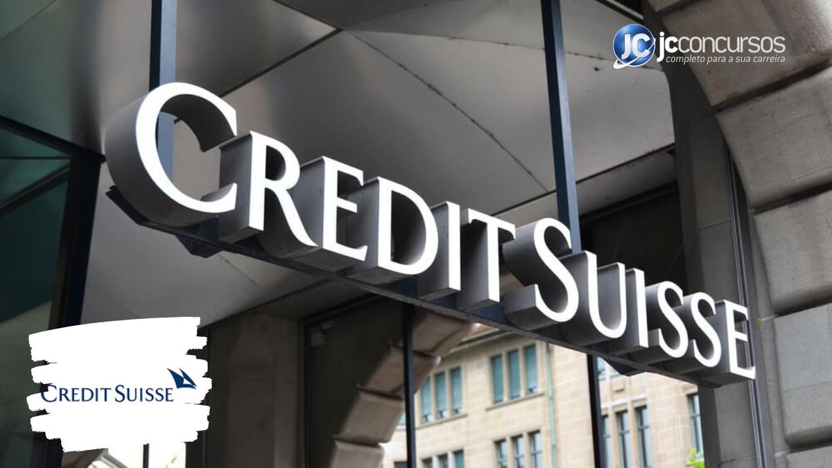 Credit Suisse estão com inscrições abertas para o seu programa de trainee 2023