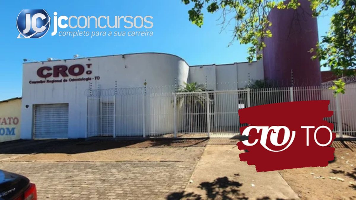 Concurso do CRO TO: fachada do prédio do Conselho Regional de Odontologia do Tocantins