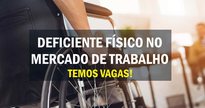 Cadeira de rodas de um deficiente físico a caminho do trabalho - JC Concursos - Divulgação