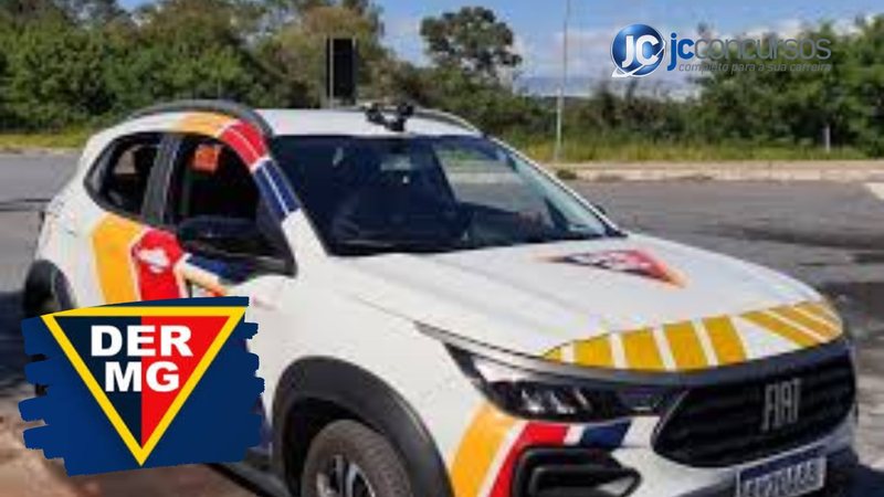 None - Concurso DER MG: carro do DER MG Divulgação