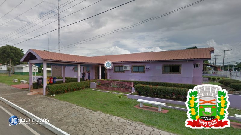 Concurso da Prefeitura de Novo Airão: fachada do prédio da prefeitura