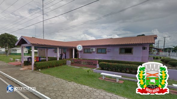 Concurso da Prefeitura de Novo Airão: fachada do prédio da prefeitura - Google Street View