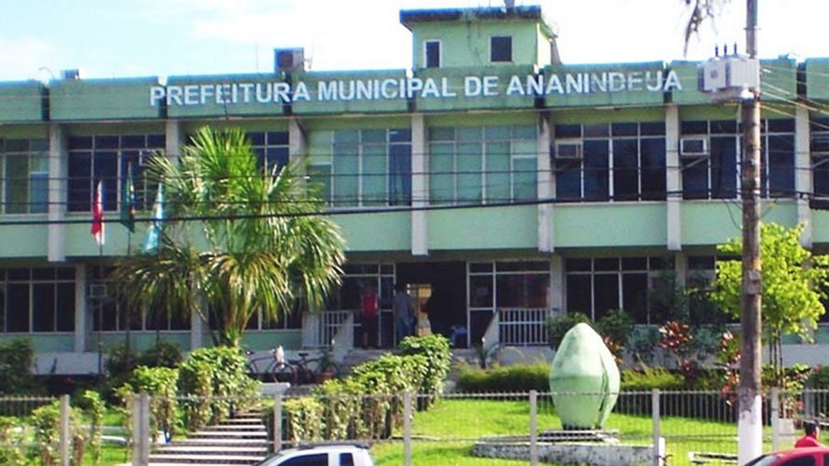 Fachada da Prefeitura de Ananindeua, no Pará