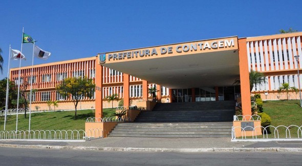 Fachada da Prefeitura de Contagem, no interior mineiro - Divulgação