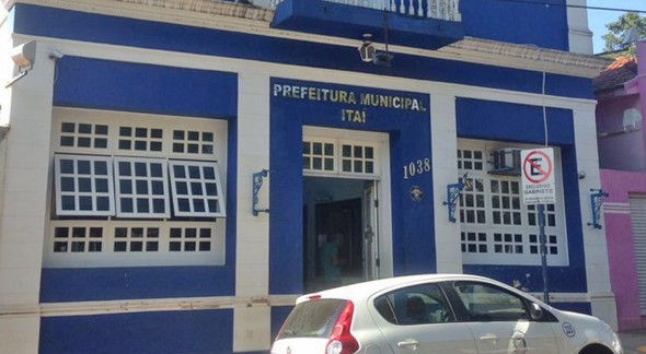 Fachada da Prefeitura de Itaí, no interior paulista - Divulgação