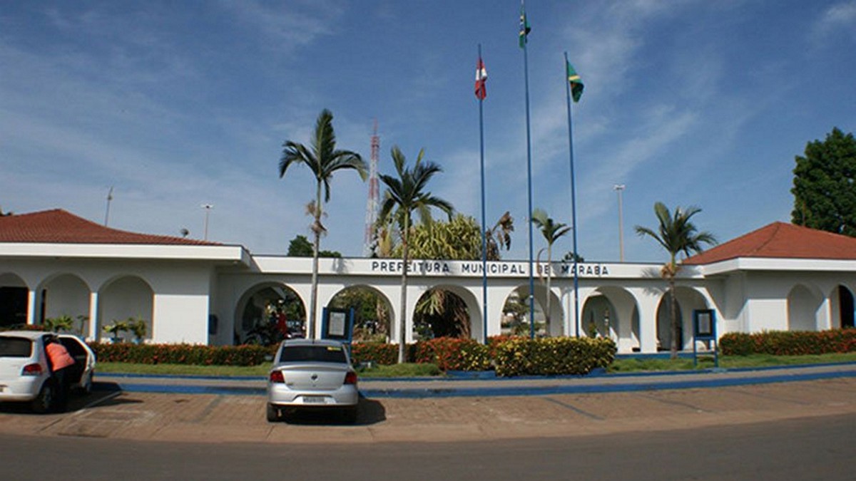 Fachada da Prefeitura de Marabá, no Estado do Pará