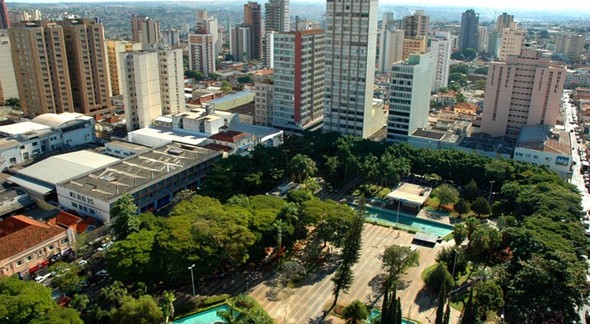 Concurso Prefeitura de Uberlândia - vista aérea do município - Divulgação