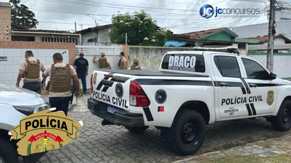 Policiais civis cumprem mandado de busca e apreensão nesta manhã - Divulgação/PCDF