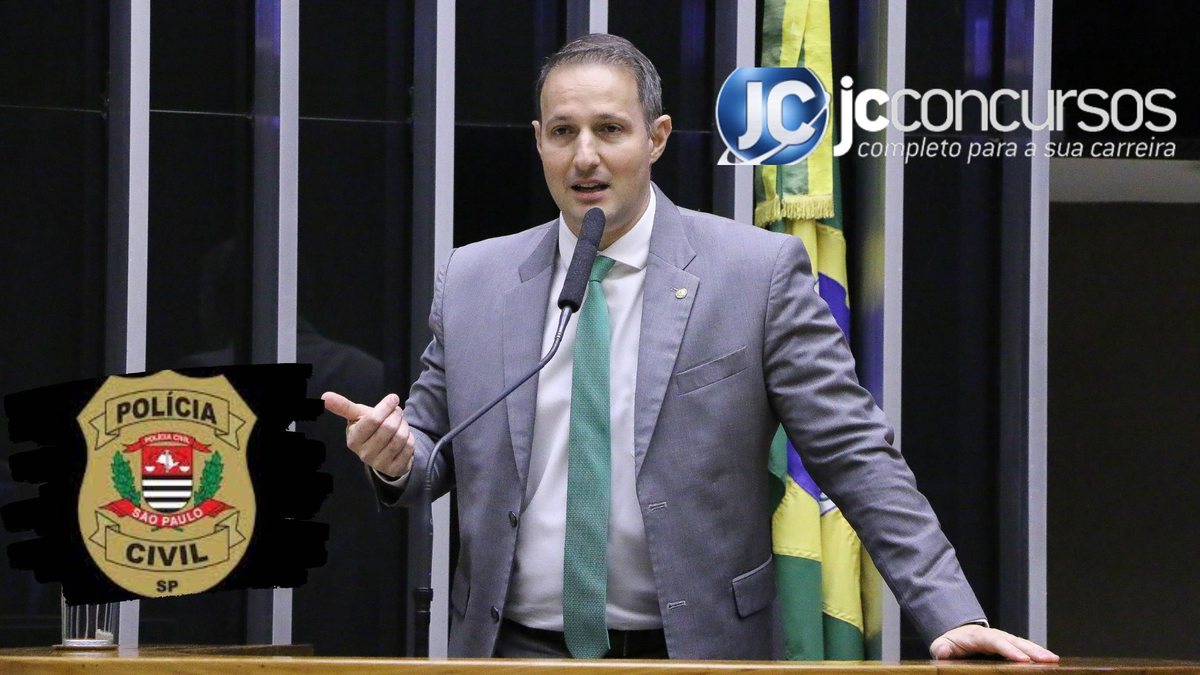 Concurso PC SP "será feito com a maior celeridade", anuncia secretário  Guilherme Derrite