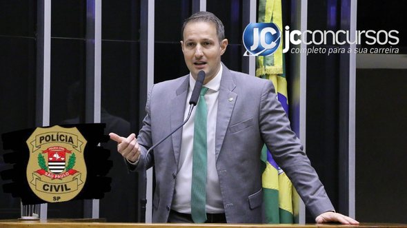 None - Concurso PC SP: secretário de Segurança Pública Guilherme Derrite: wikipedia