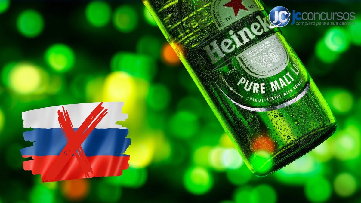 Heineken encerra operação na Rússia e abre mão de lucros com escalada da guerra