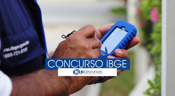 Concurso IBGE : recenseador do IBGE - Divulgação