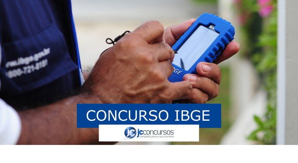 Concurso IBGE - recenseador do IBGE - Divulgação