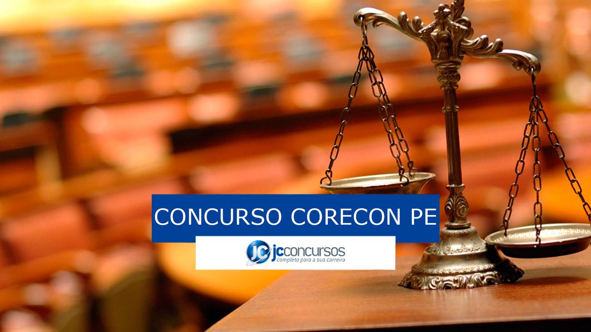 Concurso Corecon PE: vagas na área jurídica