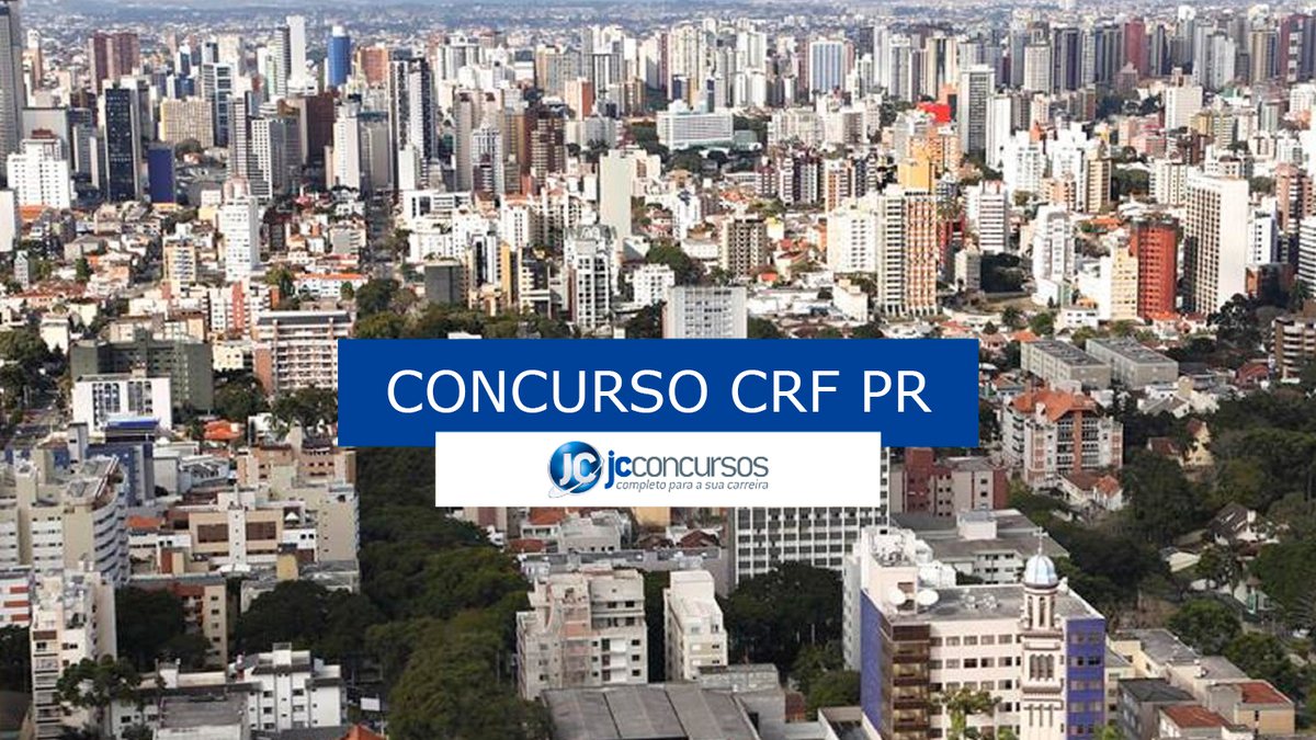 Concurso CRF PR - vista aérea de Curitiba