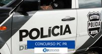 Concurso PC PR: viatura do órgão - Divulgação