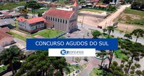 Concurso Prefeitura Agudos do Sul: vista da cidade - Divulgação