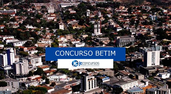 Concurso Prefeitura Betim: vista aérea do município - Divulgação