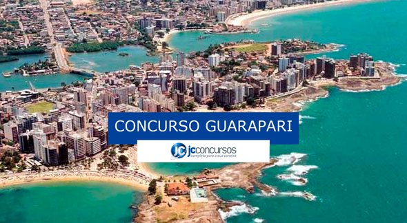 Concurso da Prefeitura de Guarapari ES: foto aérea da cidade - Divulgação