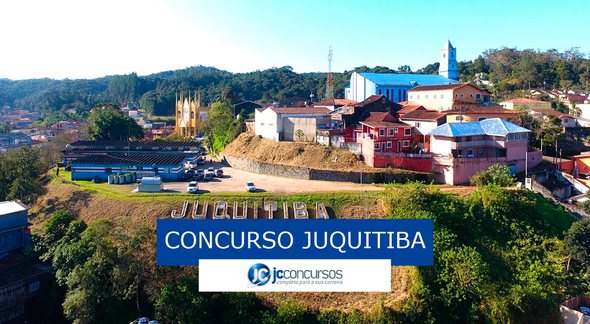 Concurso Prefeitura Juquitiba: vista aérea do município - Divulgação