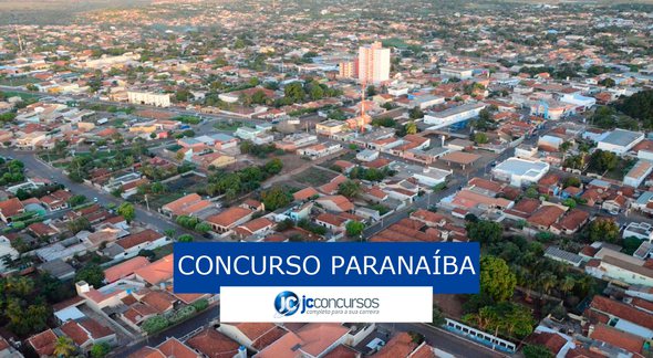Concurso Prefeitura Paranaíba: vista aérea do município - Divulgação