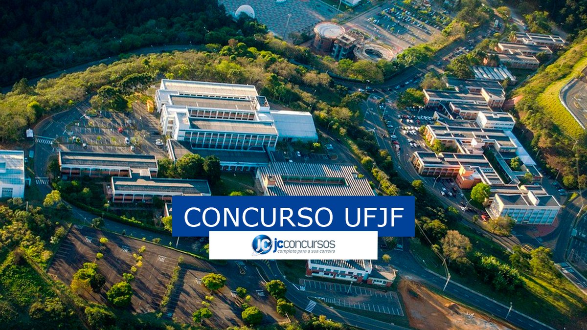 Concurso UFJF - vista aérea da Universidade Federal de Juiz de Fora