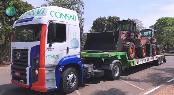 Concurso Consab - caminhão do consórcio - Divulgação