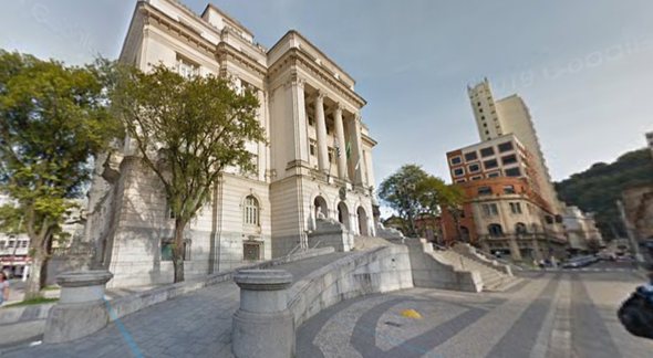 Concurso Prefeitura de Santos: fachada do órgão - Google Street View