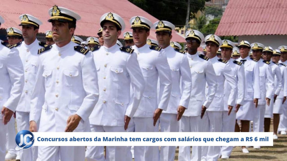 As vagas dos concursos abertos da Marinha tem vagas em várias regiões do país