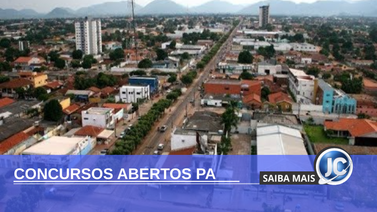 Concursos abertos no Pará reúnem 1,4 mil vagas em Mocajuba e Redenção