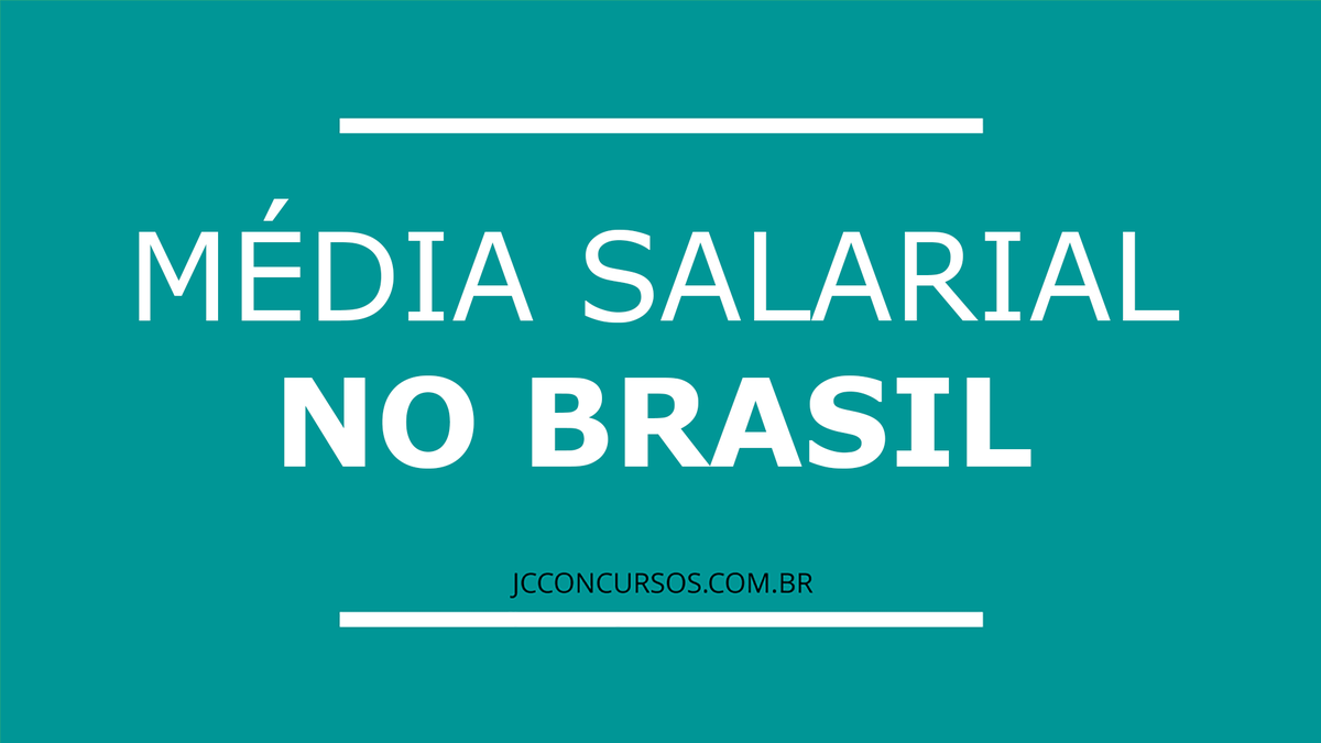 Média salarial no Brasil