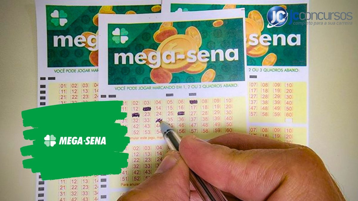 Homem marca números da Mega-Sena