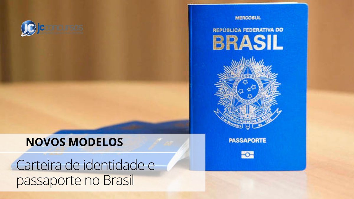 O modelo do novo passaporte que será emitido no Brasil