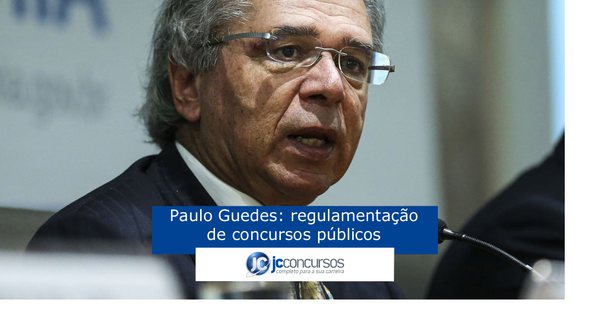 Concurso Público - Ministro da Economia Paulo Guedes - Divulgação