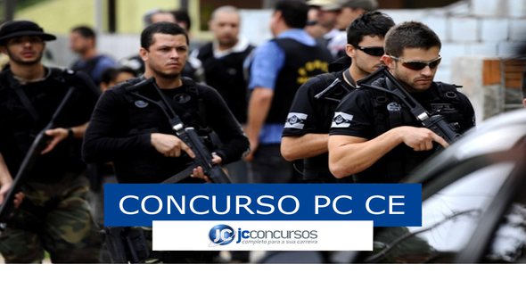 Concurso PC CE: soldados da PC CE - Divulgação