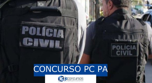 Concurso PC PA: servidores da PC PA - Divulgação