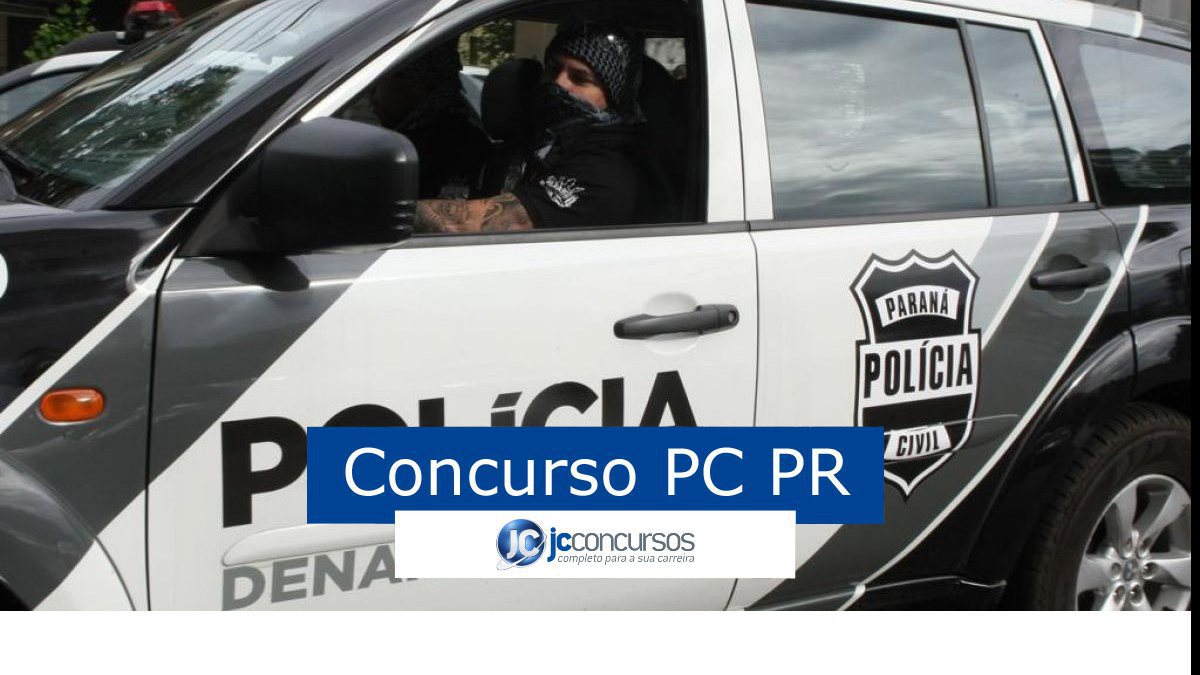 Concurso PC PR: viatura da Polícia Civil do PR