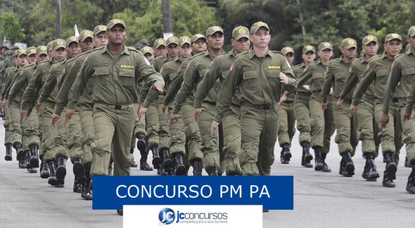 Concurso PM PA: soldados da PM PA - Divulgação