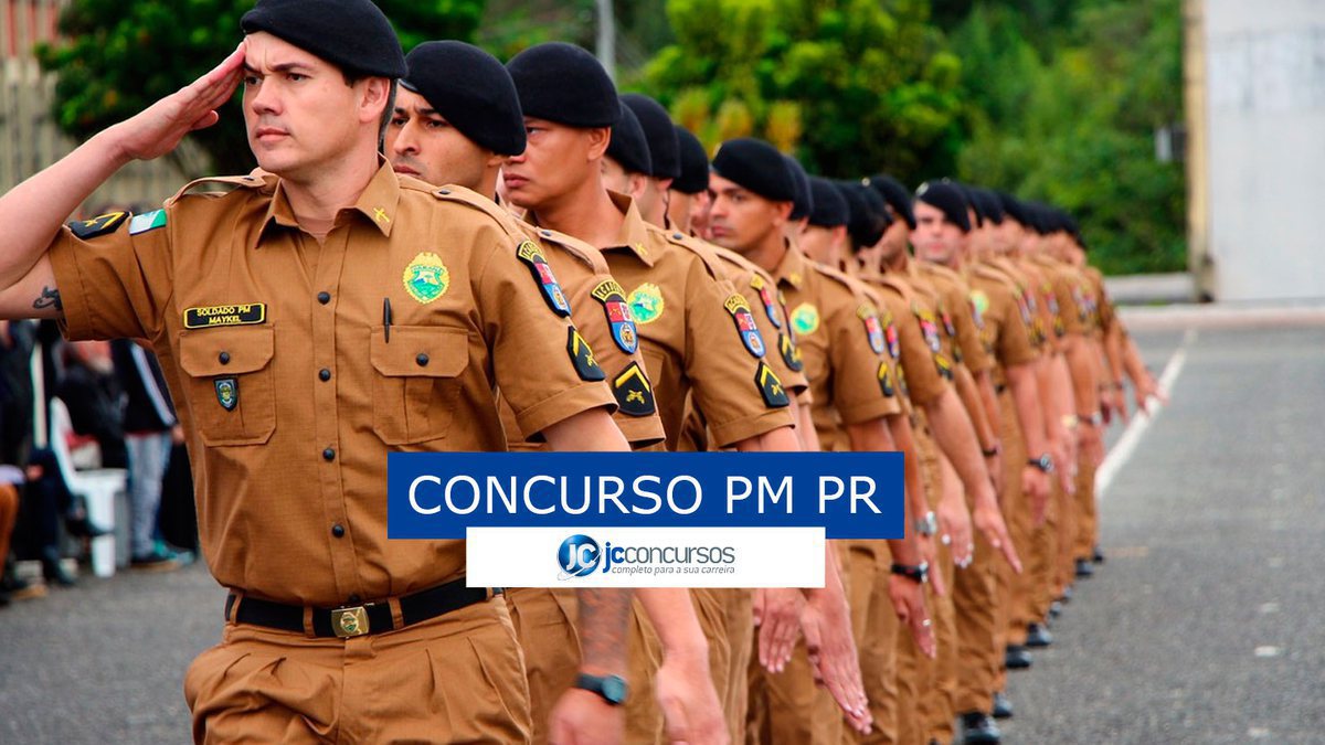 Concurso PM PR : soldados da PM PR